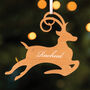 Personalised Engraved Christmas Tree Decoration, thumbnail 3 of 5