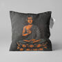 Meditating Buddha Statue Cushion Cover, thumbnail 1 of 7