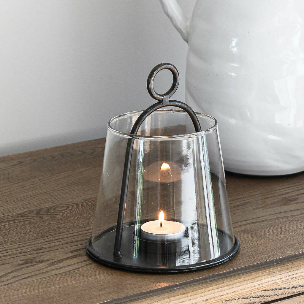 metal lantern tea light holder by marquis & dawe | notonthehighstreet.com