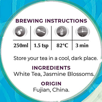 Imperial Jasmine Silver Needle White Tea 100g Tin, 4 of 4
