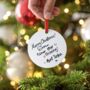 Personalised Handwriting Christmas Decoration, thumbnail 3 of 5