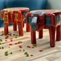 Hand Painted Wooden Indian Elephant Stand, thumbnail 2 of 3