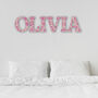 Printed Wall Letters, Bedroom Decor, thumbnail 2 of 9