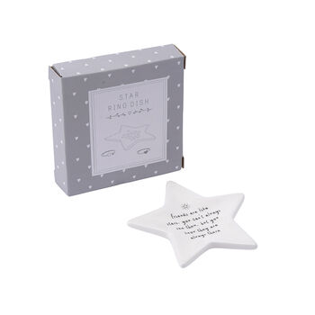 Ceramic Star Shaped Trinket Ring Dish With Gift Box, 2 of 5