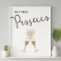 Prosecco Typographic Print, thumbnail 4 of 7