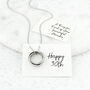 30th Birthday Rings Necklace, thumbnail 5 of 12