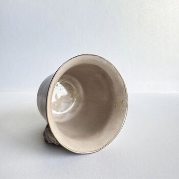 Handmade Ceramic Espresso Cup ‘Aphrodite’ Natural, 6 of 6