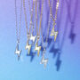 Mother Of Pearl Lightning Bolt Necklace, thumbnail 4 of 6