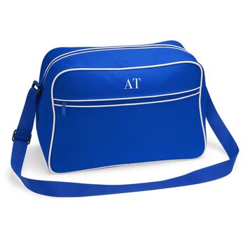 Personalised Retro Shoulder Bag For School, 6 of 7