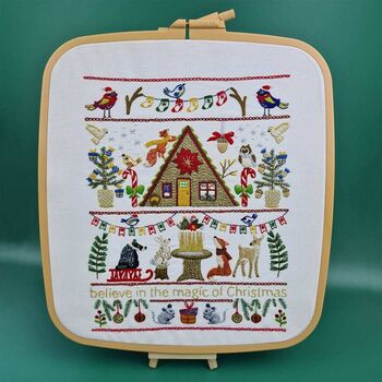 Festive Forest Hand Embroidery Kit, 3 of 6