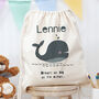 Personalised Children's Whale Pe Kit Bag, thumbnail 3 of 12