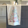 'Oh Christmas Tree' Linen T Towel, thumbnail 2 of 4