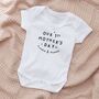 Personalised White Our 1st Mother's Day Bodysuit, thumbnail 1 of 3