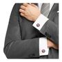 Personalised Baseball Leather Cufflinks, thumbnail 11 of 11