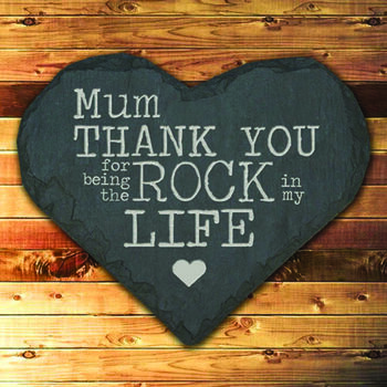 Personalised My Rock Slate Heart Keepsake Coaster, 2 of 4