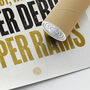 Derby County 'Super Derby' Football Song Print, thumbnail 3 of 3