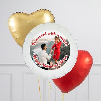 It Started With A Swipe! Valentine's Photo Balloon, 4 of 6