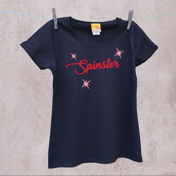 Spinster Tshirt For Single Ladies, 2 of 4