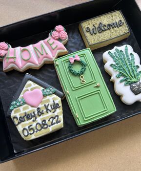 Personalised New Home Biscuit Gift, 9 of 9