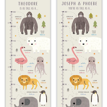 Personalised As Tall As Height Chart, 4 of 7