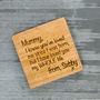 Personalised Letter To Mummy Or Nana Coaster, thumbnail 1 of 8