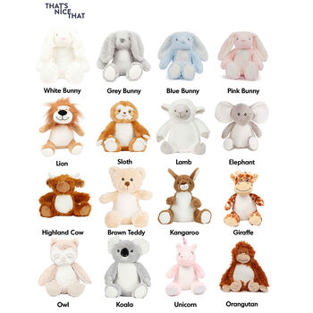 Personalised Elephant Teddy Bear Soft Toy, 6 of 6