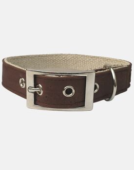 Dog Collar Cork Leather, 4 of 5