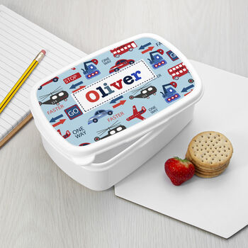 Personalised Boy's Patterned Lunch Box, 4 of 10