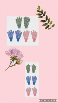 Gardening Gloves Wild Flower Design, 3 of 5