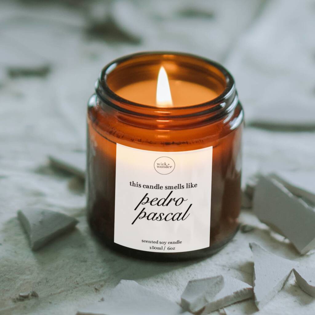 Pedro Pascal Candle, The Last Of Us Gifts, 1 of 9