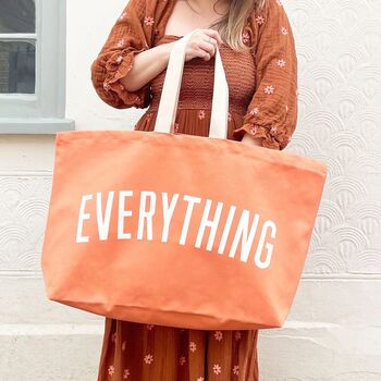 Extra Large ‘Everything’ Canvas Bag, 5 of 12