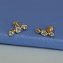 18ct Gold Vermeil Or Sterling Silver Bar Earrings, thumbnail 7 of 9