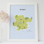Map Of Essex Print, thumbnail 1 of 2