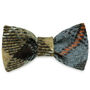 Cooper's Blue Harris Tweed Dog Bow Tie, thumbnail 1 of 2