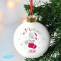 Personalised Tatty Teddy My 1st Christmas Bauble, thumbnail 1 of 3