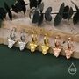 Sterling Silver Highland Cow Huggie Hoops, thumbnail 2 of 12