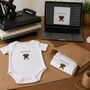 Personalised Dog Babygrow Choice Of Breeds, thumbnail 4 of 12