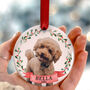 Personalised First Christmas Dog Bauble Tree Decoration, thumbnail 1 of 12
