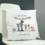 Personalised Wedding Welly Boot Cushion, thumbnail 1 of 6