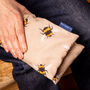 Lavender Wheat Warmer, Heated Wheat Bag In Bees, thumbnail 2 of 8