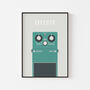 Guitar Effects Pedal Print | Guitarist Music Poster, thumbnail 3 of 9