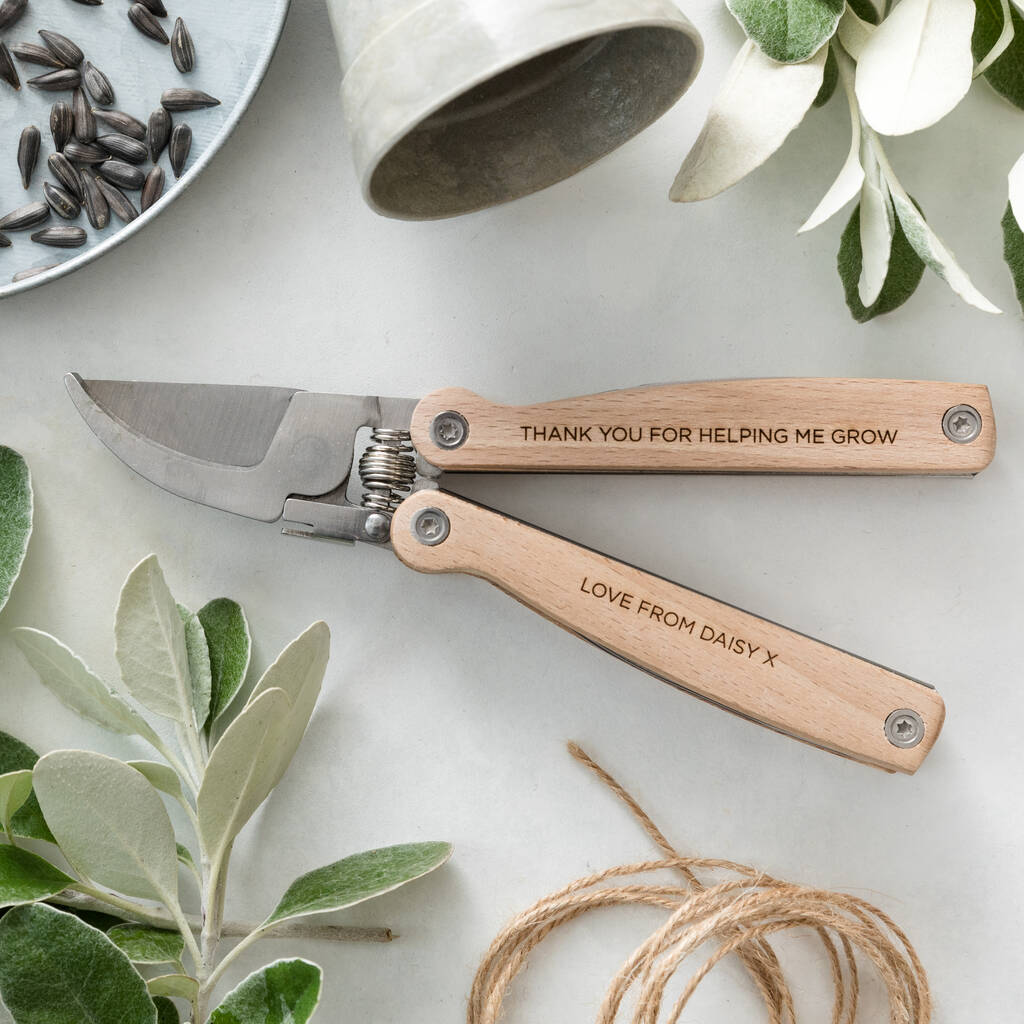 Personalised Father's Day Gardening Pruner Multi Tool, 1 of 5