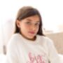 Embroidered Big/Little Sibling Knitted Jumpers, Brother And Sister Available, thumbnail 4 of 12
