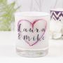 Inky Heart Luxury Round Scented Candle, thumbnail 5 of 7