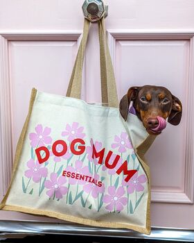Personalised Dog Mum Essentials Tote Bag, 9 of 12