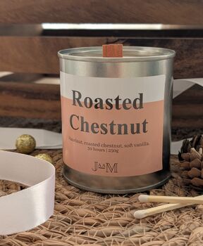 Roasted Chestnut Wood Wick Candle, 5 of 6