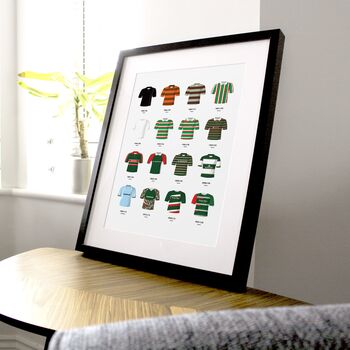 Classic Rugby Kits Team Print, 3 of 12