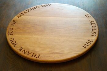 Personalised Lazy Susan Serving Board, 4 of 4