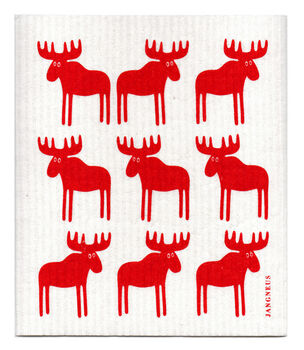 Christmas Reindeer Dischloth And Tea Towel Gift Set, 4 of 5