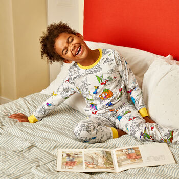 Fairytale Colour In Pyjamas + 10 Pens Colouring Kit, 2 of 12